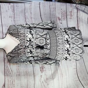 White House black market women's midi long Boho sleeve